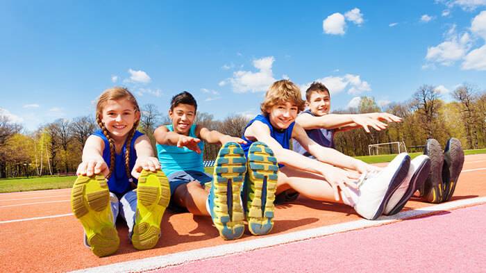 Stretch warm up exercises for kids